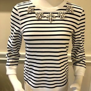 J. Crew embellished sweatshirt